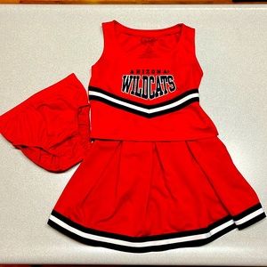 Arizona Wildcats Girls Cheerleader Outfit
